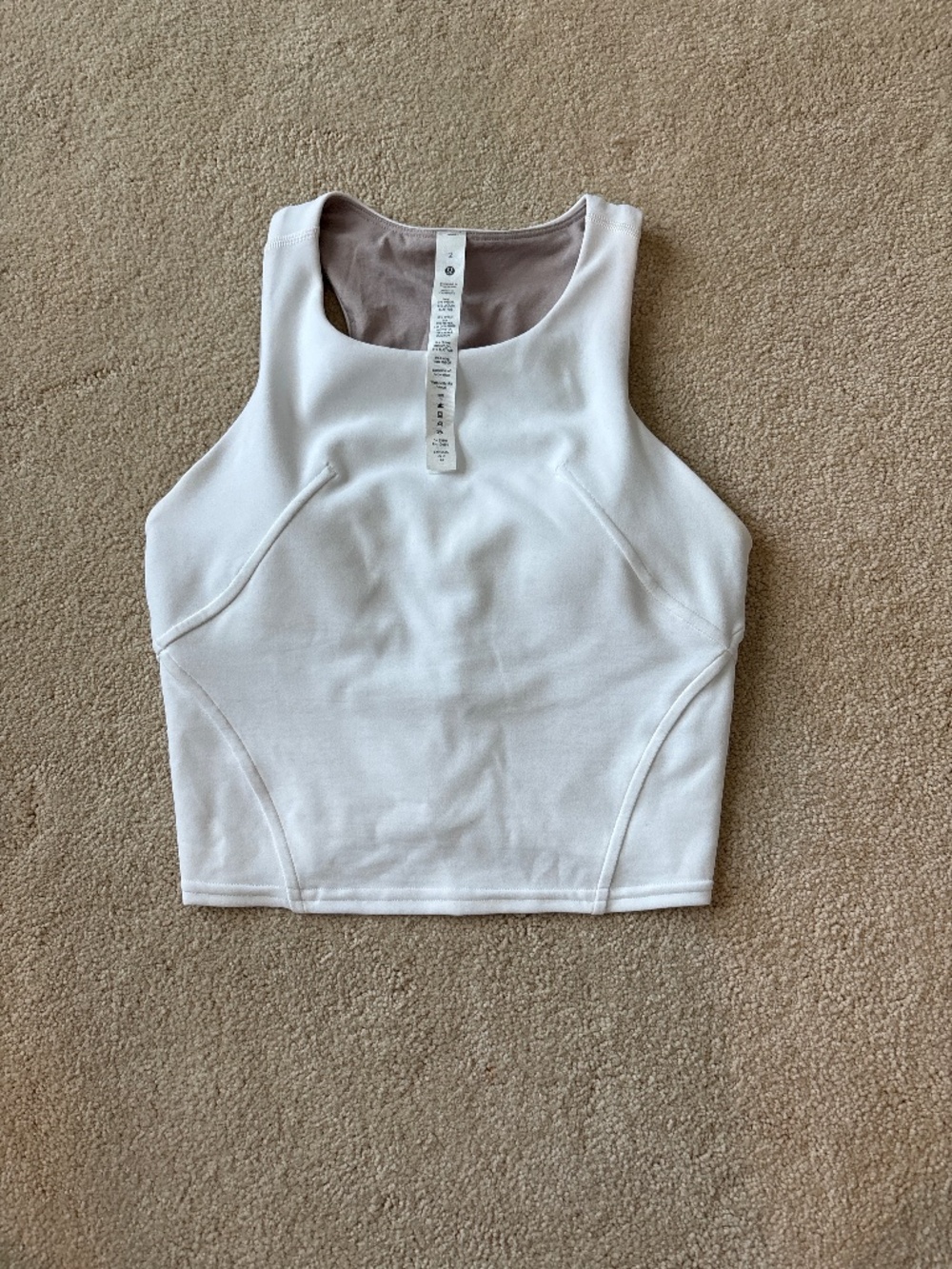 Lululemon wundur train racerback tank top size 2